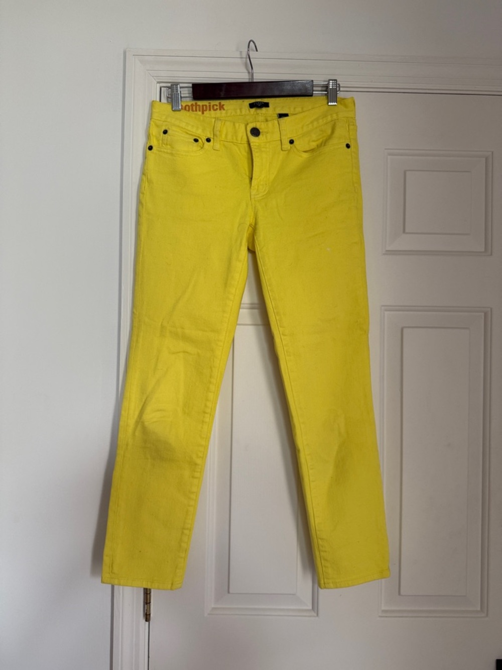 J. Crew Yellow Jeans